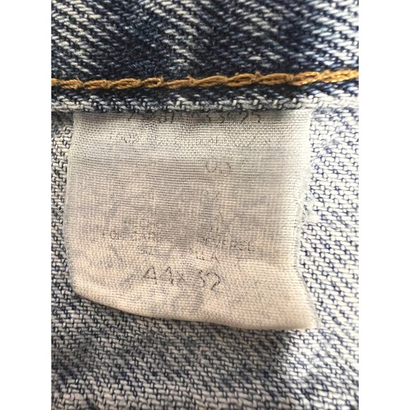 Mens Levis 550 Relaxed Fit Jeans Blue Denim 44x32 Pre-Owned - Picture 3 of 3